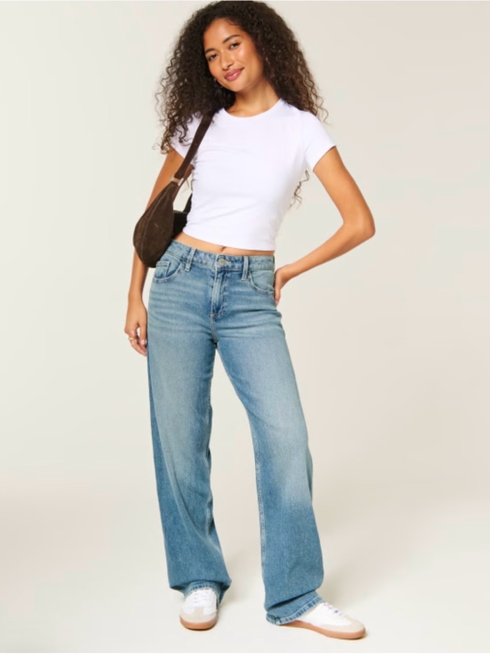 Hollister high rise dad jeans